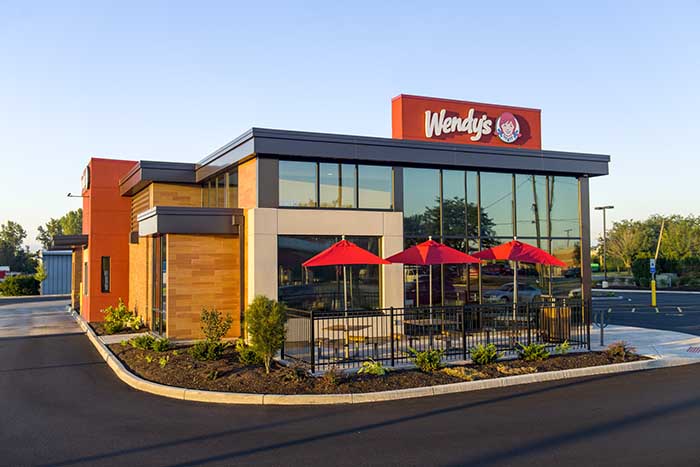 Immaculate Wendy's Restaurant